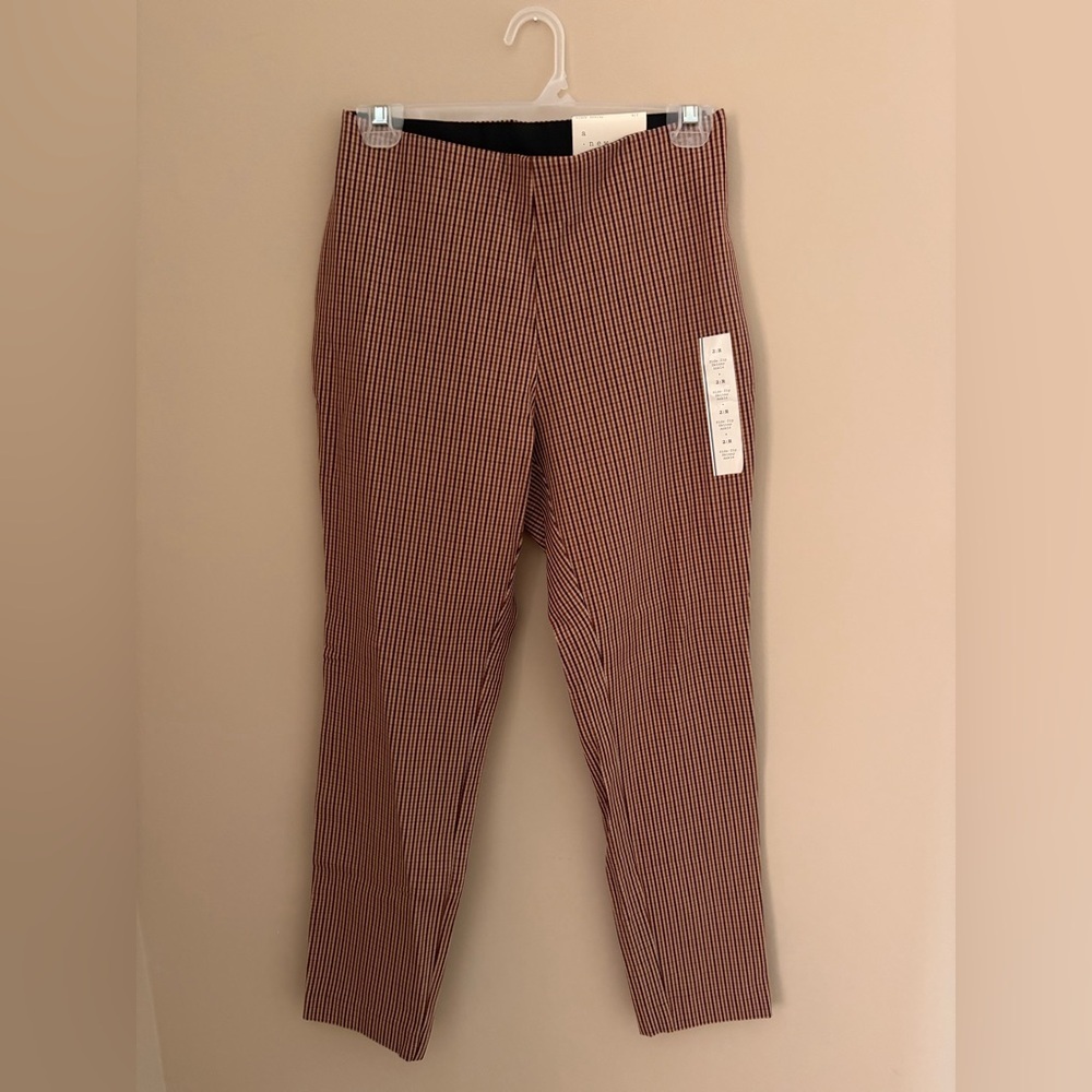 A New Day Women's High Rise Plaid Dress Pants Size 2 Multicolor